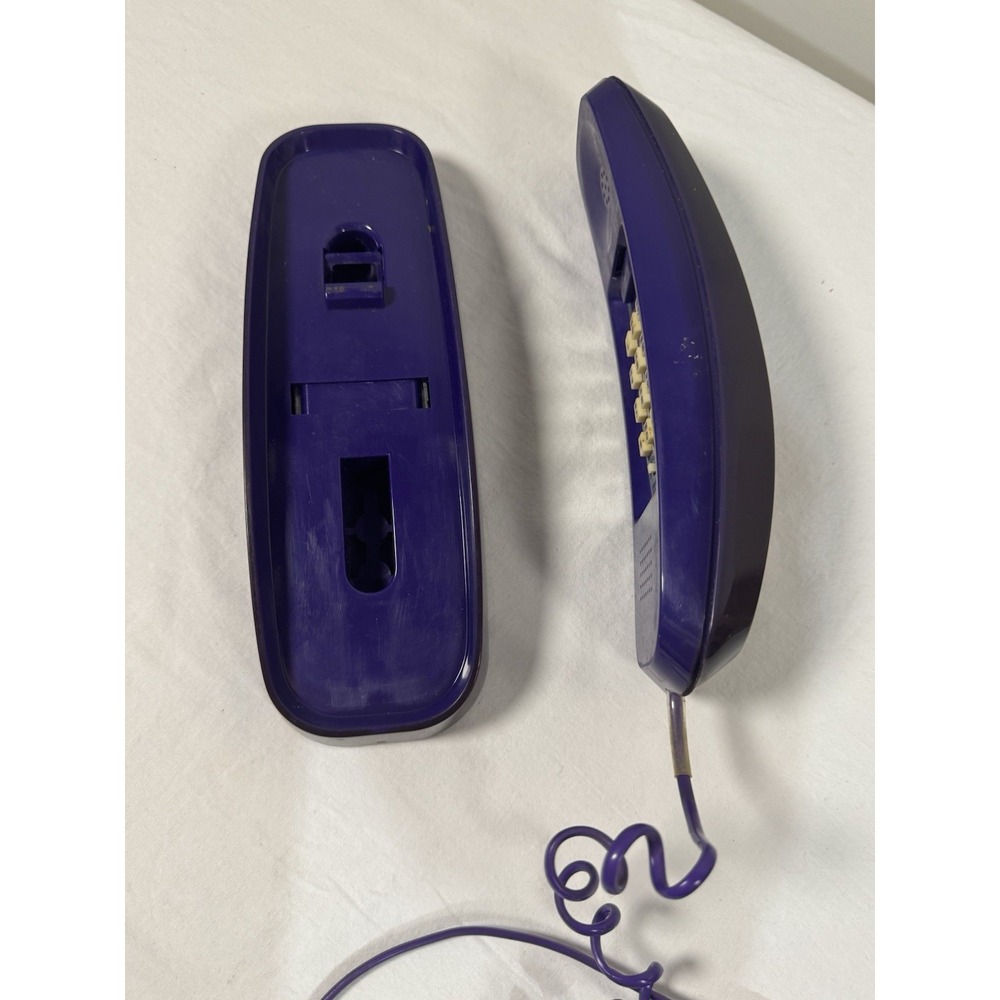 Conairphone SW-102 Retro 80s/90s Wall Mount Desk Landline Phone purple Untested - Picture 4 of 4